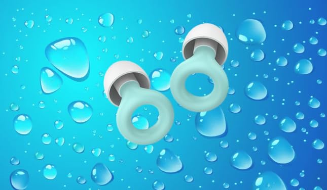 Ear Plugs for Sleep, Reusable Soft Silicone Earplugs Hearing Protection, Ear Plugs Noise Cancelling 30dB for Sleeping, Work, Cafes and Travel - Ear Tips in XS/S/M/L - White