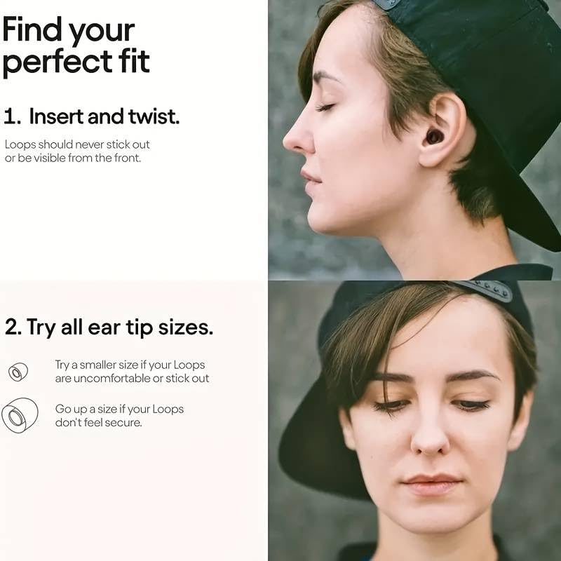 Ear Plugs for Sleep, Reusable Soft Silicone Earplugs Hearing Protection, Ear Plugs Noise Cancelling 30dB for Sleeping, Work, Cafes and Travel - Ear Tips in XS/S/M/L - White
