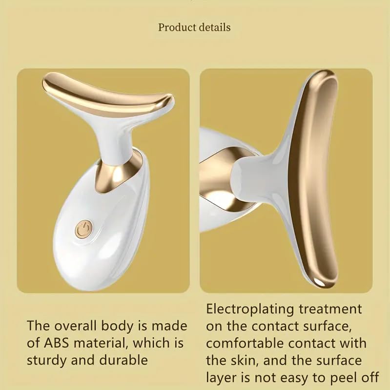 Neck Face Beauty Device, Skin Care Facial Massager, Portable Face Massager for Skin Care, Face Sculpting Tool, Vibration