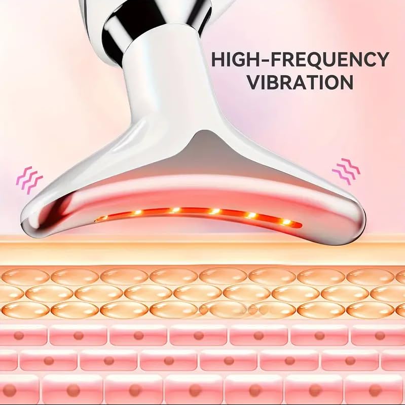 Neck Face Beauty Device, Skin Care Facial Massager, Portable Face Massager for Skin Care, Face Sculpting Tool, Vibration