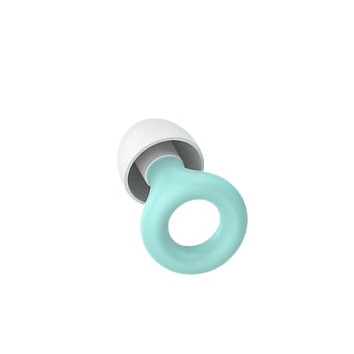Ear Plugs for Sleep, Reusable Soft Silicone Earplugs Hearing Protection, Ear Plugs Noise Cancelling 30dB for Sleeping, Work, Cafes and Travel - Ear Tips in XS/S/M/L - White