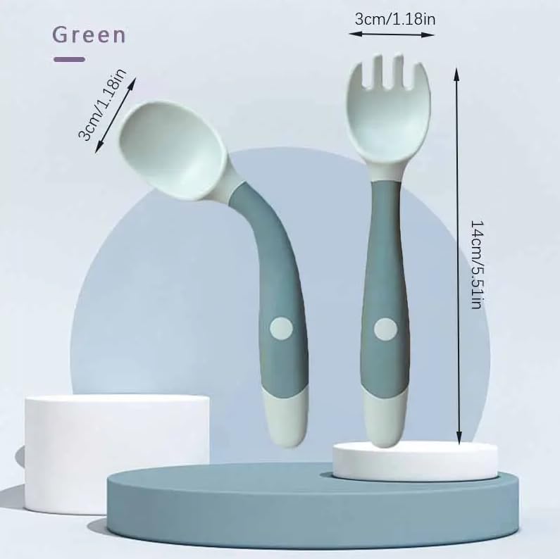 Universal Stroller Cushion Insert (Stars) Plus+ Mobile Phone & Cup Holder Plus+ Baby Cutlery Set (x2)